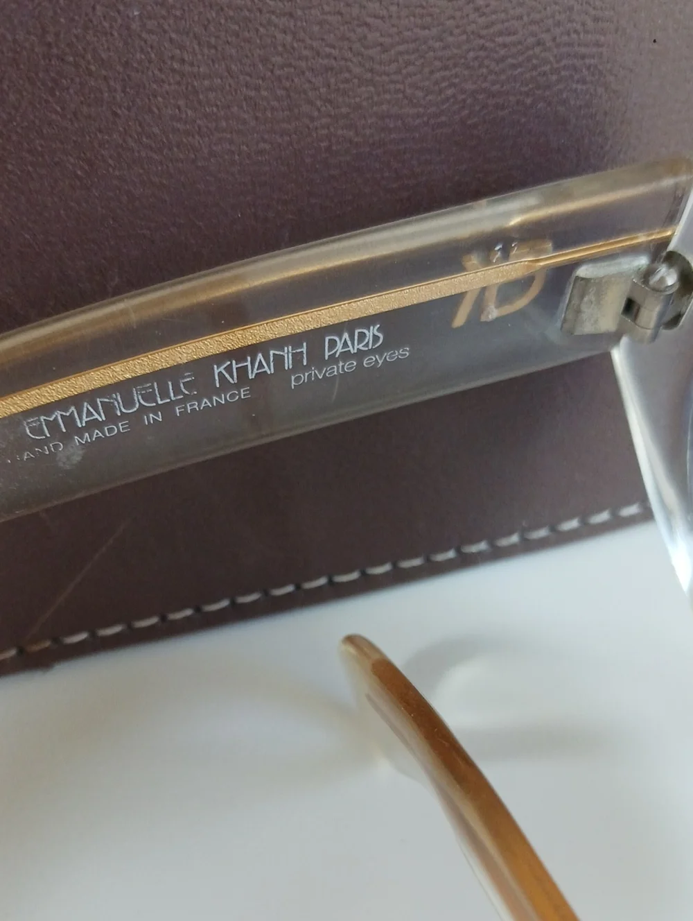 Vintage Emanuelle Khanh Paris Sunglasses